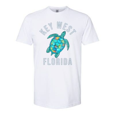 Key West Florida Sea Turtle Softstyle CVC T-Shirt