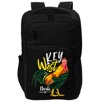 Key West Florida Keys Rooster Vacation Cruise Souvenir Gift Great Gift Impact Tech Backpack