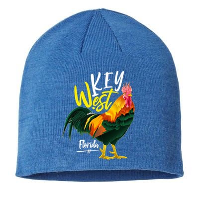 Key West Florida Keys Rooster Vacation Cruise Souvenir Gift Great Gift Sustainable Beanie