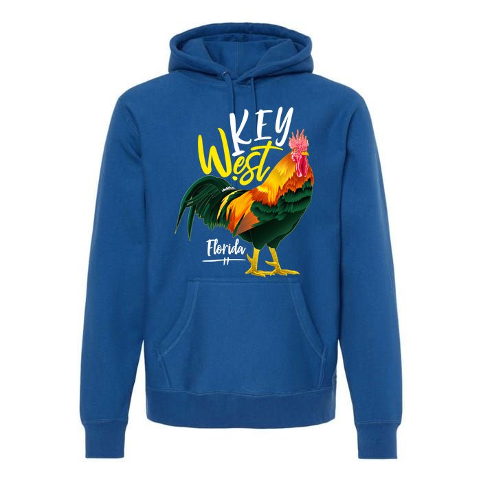 Key West Florida Keys Rooster Vacation Cruise Souvenir Gift Great Gift Premium Hoodie