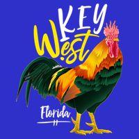 Key West Florida Keys Rooster Vacation Cruise Souvenir Gift Great Gift 16 in Basic Backpack