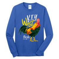 Key West Florida Keys Rooster Vacation Cruise Souvenir Gift Great Gift Tall Long Sleeve T-Shirt