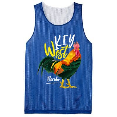 Key West Florida Keys Rooster Vacation Cruise Souvenir Gift Great Gift Mesh Reversible Basketball Jersey Tank