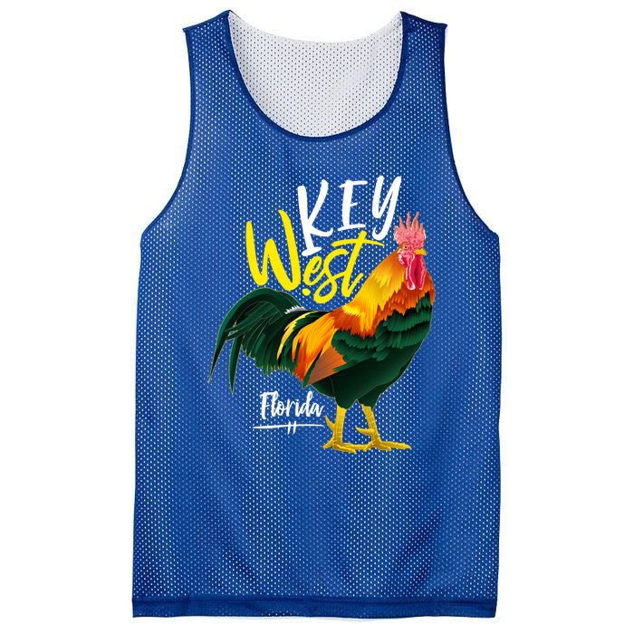 Key West Florida Keys Rooster Vacation Cruise Souvenir Gift Great Gift Mesh Reversible Basketball Jersey Tank