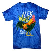 Key West Florida Keys Rooster Vacation Cruise Souvenir Gift Great Gift Tie-Dye T-Shirt