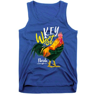 Key West Florida Keys Rooster Vacation Cruise Souvenir Gift Great Gift Tank Top