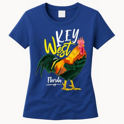 Key West Florida Keys Rooster Vacation Cruise Souvenir Gift Great Gift Womens T-Shirt
