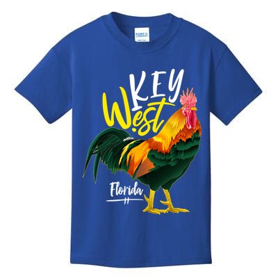 Key West Florida Keys Rooster Vacation Cruise Souvenir Gift Great Gift Kids T-Shirt