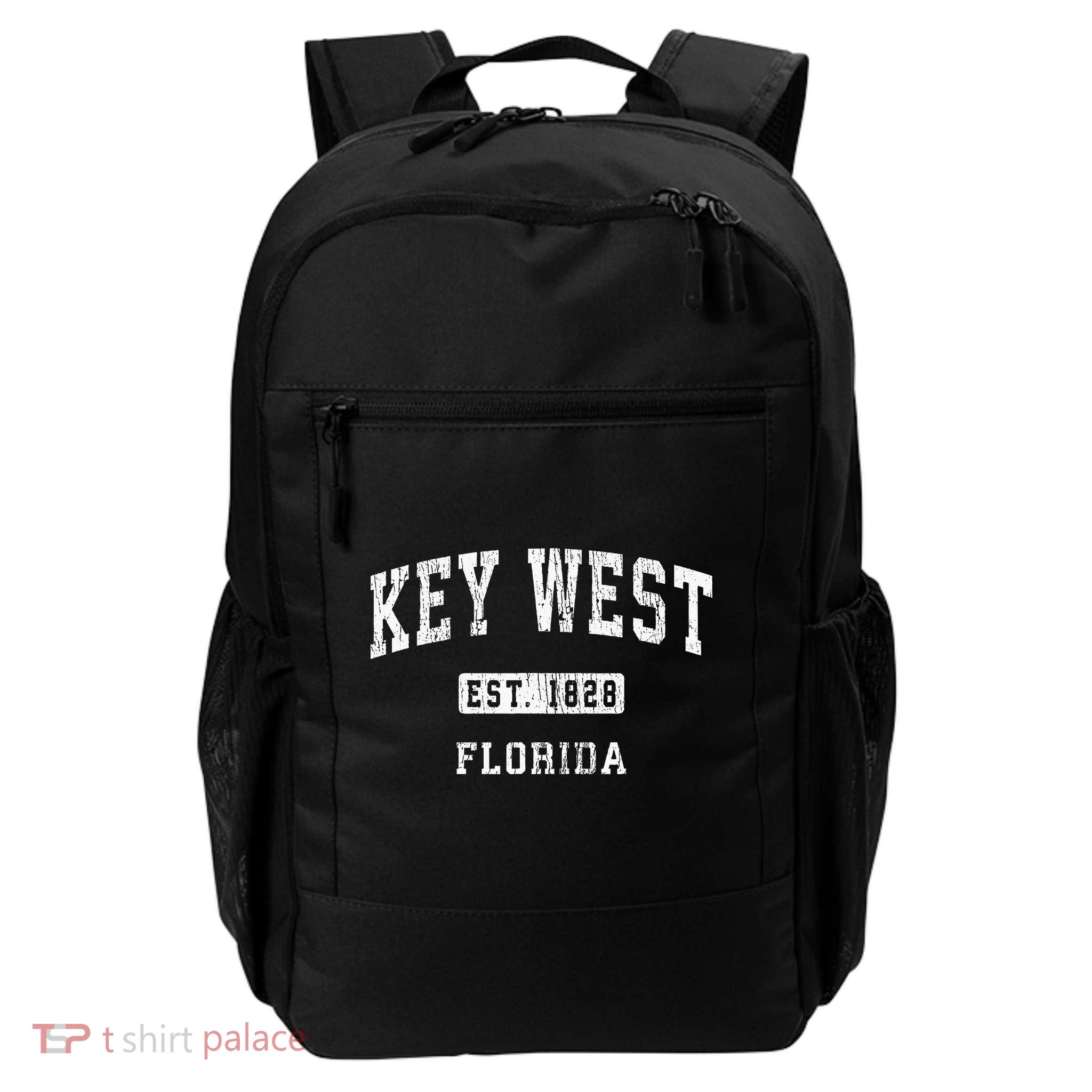 Key West Florida Fl Vintage Athletic Sports Backpack