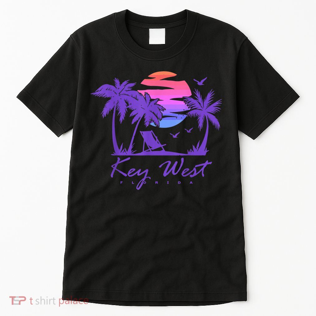 KEY WEST FLORIDA Spring Break Vacation Retro Vintage Sunset Tall T-Shirt