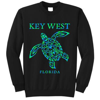 Key West Florida Sea Turtle Retro Boy Girl Vacation Souvenir Sweatshirt
