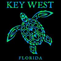 Key West Florida Sea Turtle Retro Boy Girl Vacation Souvenir Womens Tank Top