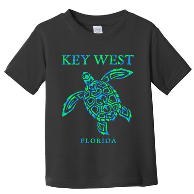 Key West Florida Sea Turtle Retro Boy Girl Vacation Souvenir Toddler T-Shirt