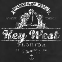 Key West Fl Sailboat Nautical 7 Panel Mesh Trucker Snapback Hat