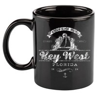 Key West Fl Sailboat Nautical 11oz C Handle Ceramic Mug