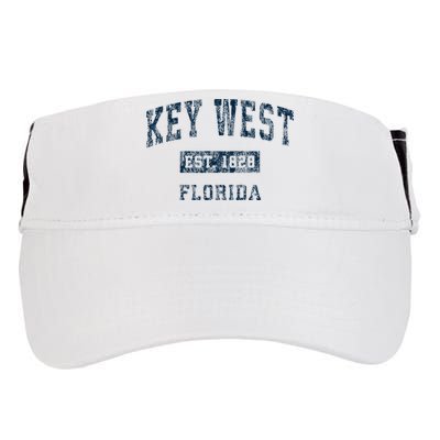 Key West Florida Fl Vintage Sports Design Adult Drive Performance Visor