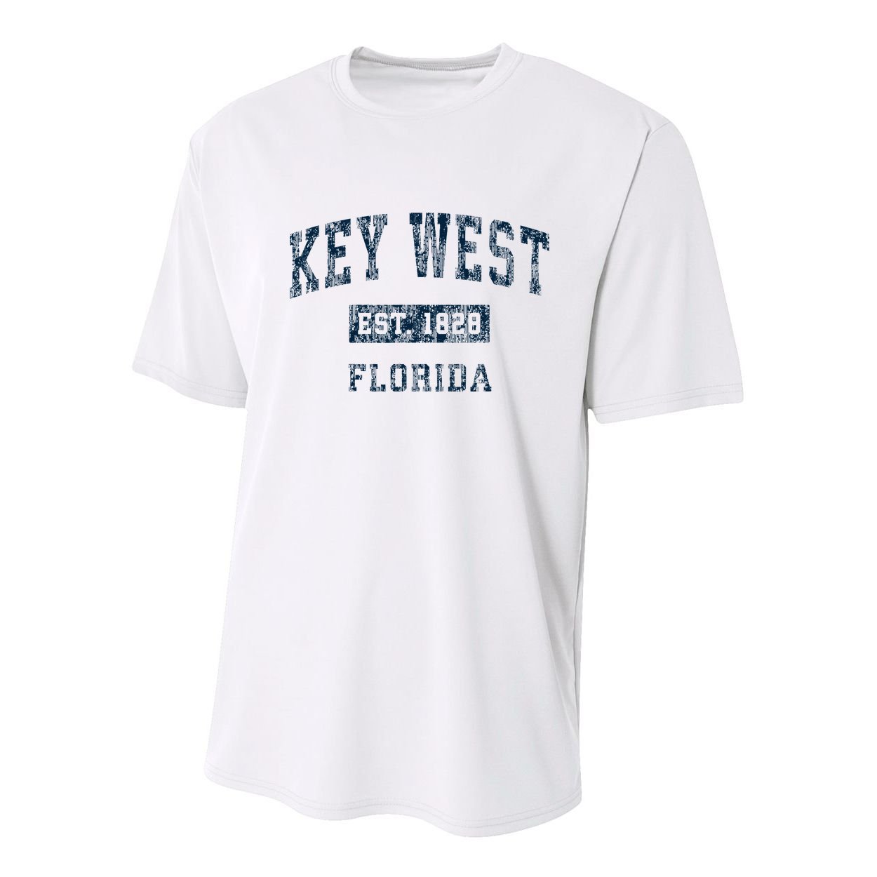 Key West Florida Fl Vintage Sports Design Youth Performance Sprint T-Shirt