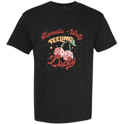 Kamala Walz Feeling Lucky Garment-Dyed Heavyweight T-Shirt