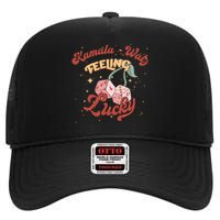 Kamala Walz Feeling Lucky High Crown Mesh Back Trucker Hat