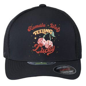 Kamala Walz Feeling Lucky Flexfit Unipanel Trucker Cap