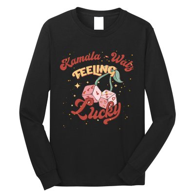 Kamala Walz Feeling Lucky Long Sleeve Shirt