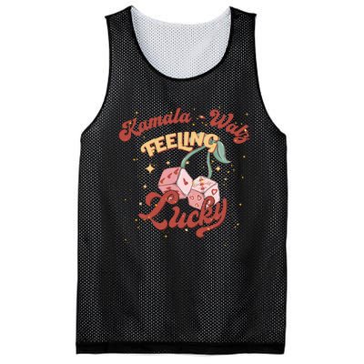 Kamala Walz Feeling Lucky Mesh Reversible Basketball Jersey Tank