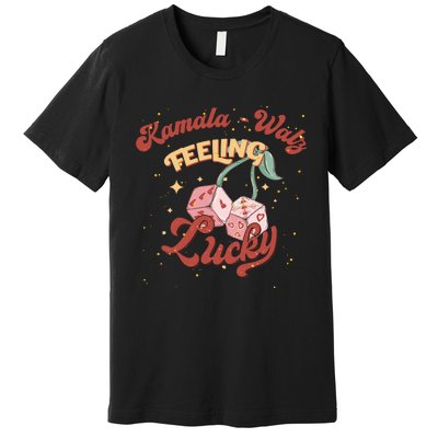 Kamala Walz Feeling Lucky Premium T-Shirt