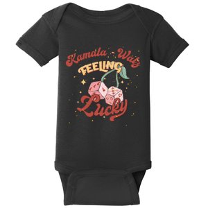 Kamala Walz Feeling Lucky Baby Bodysuit