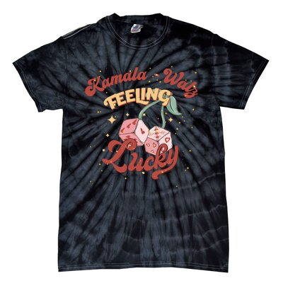 Kamala Walz Feeling Lucky Tie-Dye T-Shirt