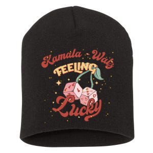 Kamala Walz Feeling Lucky Short Acrylic Beanie