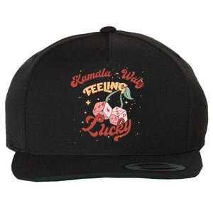 Kamala Walz Feeling Lucky Wool Snapback Cap