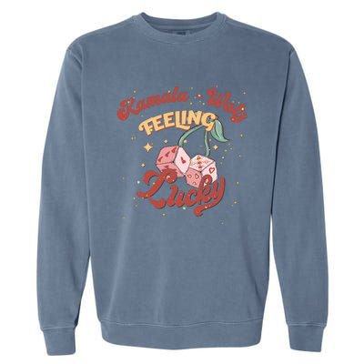 Kamala Walz Feeling Lucky Garment-Dyed Sweatshirt