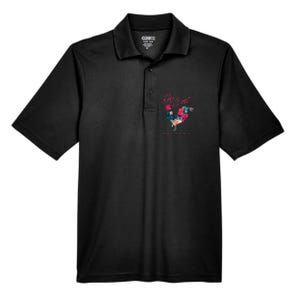 Key West Florida Chicken Lover Flower Hibiscus Souvenir Men's Origin Performance Pique Polo