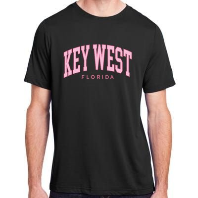 Key West Florida Summer Retro Preppy Throwback Adult ChromaSoft Performance T-Shirt