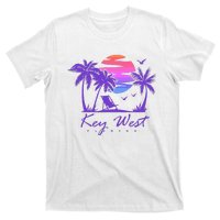 Key West Florida Spring Break Vacation Retro Vintage Sunset T-Shirt