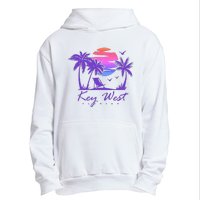 Key West Florida Spring Break Vacation Retro Vintage Sunset Urban Pullover Hoodie