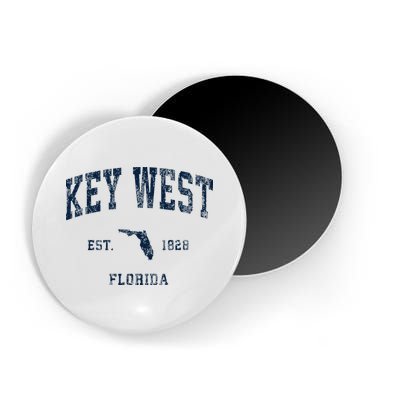 Key West Florida Fl Vintage Athletic Sports Design Magnet