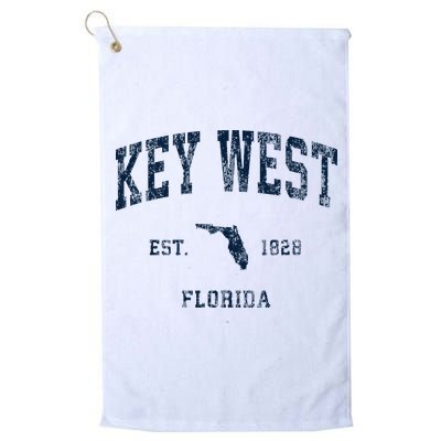 Key West Florida Fl Vintage Athletic Sports Design Golf Towel