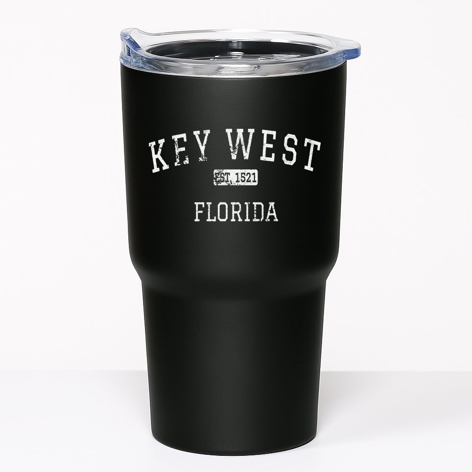 Key West Florida FL Vintage Tumbler
