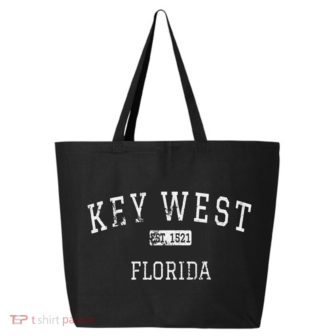 Key West Florida FL Vintage 25L Jumbo Tote
