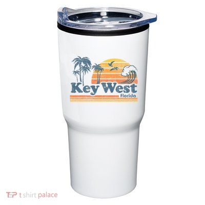 Key West Florida Beach Vintage Spring Break Vacation Tumbler