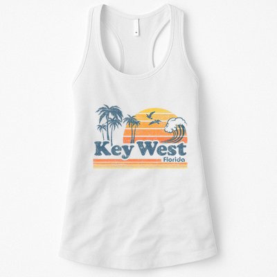 Key West Florida Beach Vintage Spring Break Vacation Womens Tank Top