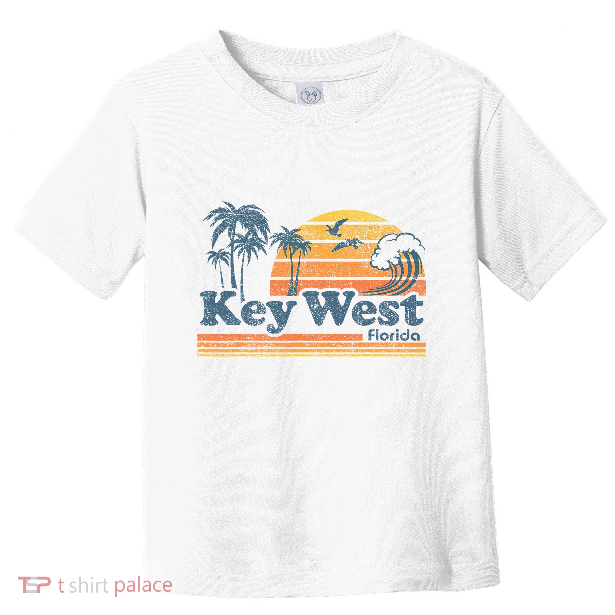 Key West Florida Beach Vintage Spring Break Vacation Toddler T-Shirt