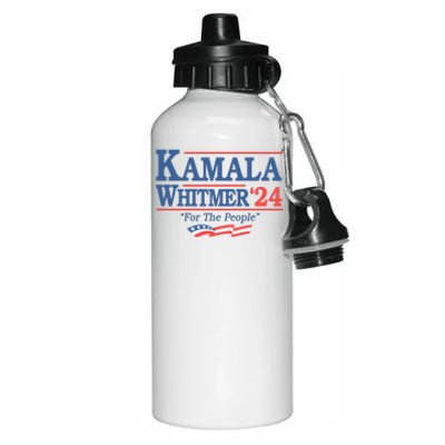 Kamala Whitmer For The People Political Graphic Aluminum Water Bottle 