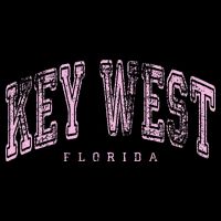 Key West Florida Keys Vintage Retro Us City State Travel Long Sleeve Shirt
