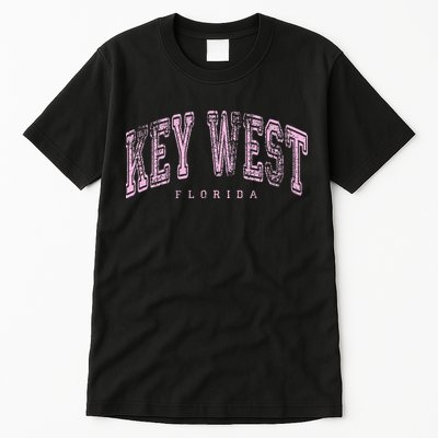 Key West Florida Keys Vintage Retro Us City State Travel Tall T-Shirt