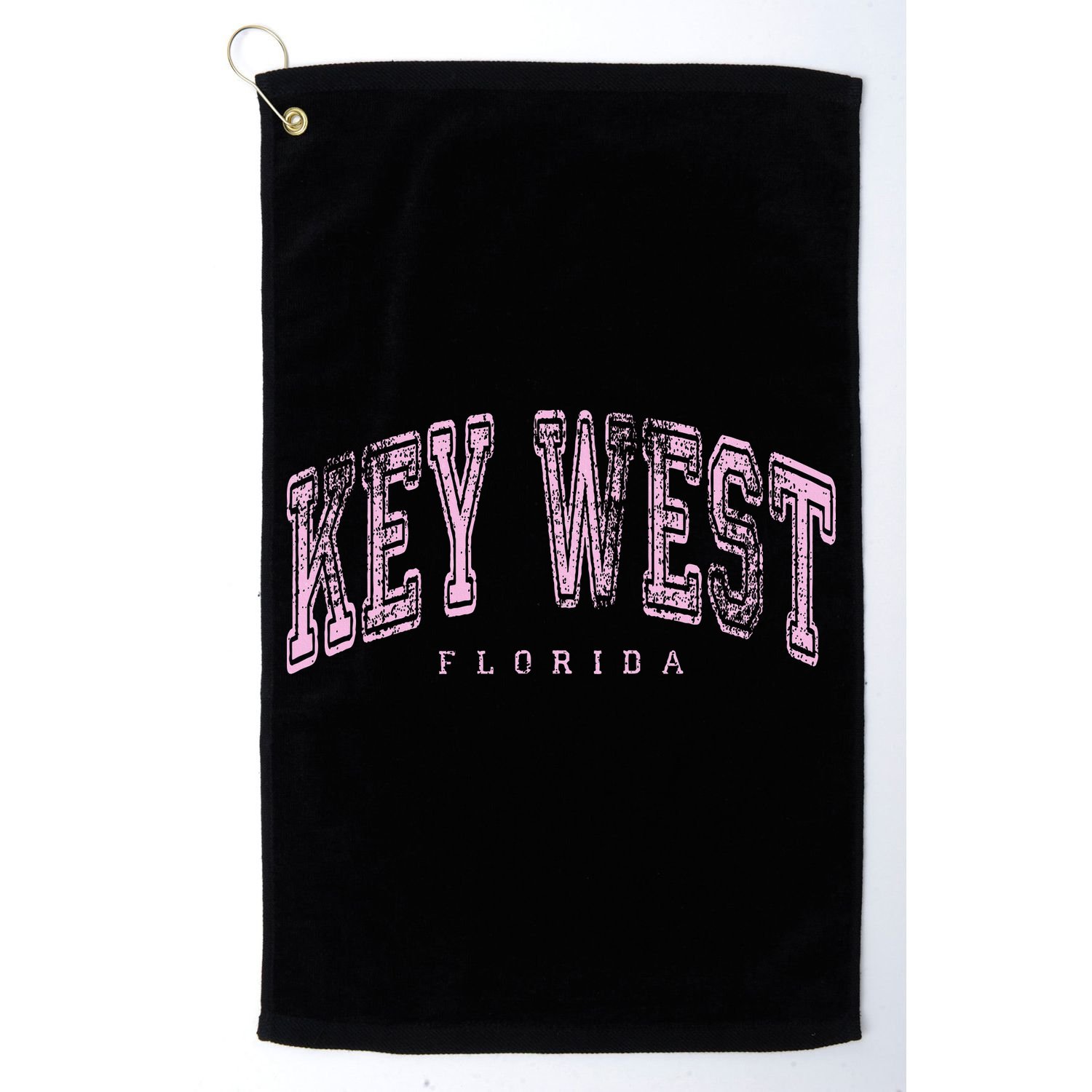 Key West Florida Keys Vintage Retro Us City State Travel Golf Towel