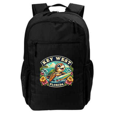 Key West Florida Cute Sea Turtle Surfing Backpack