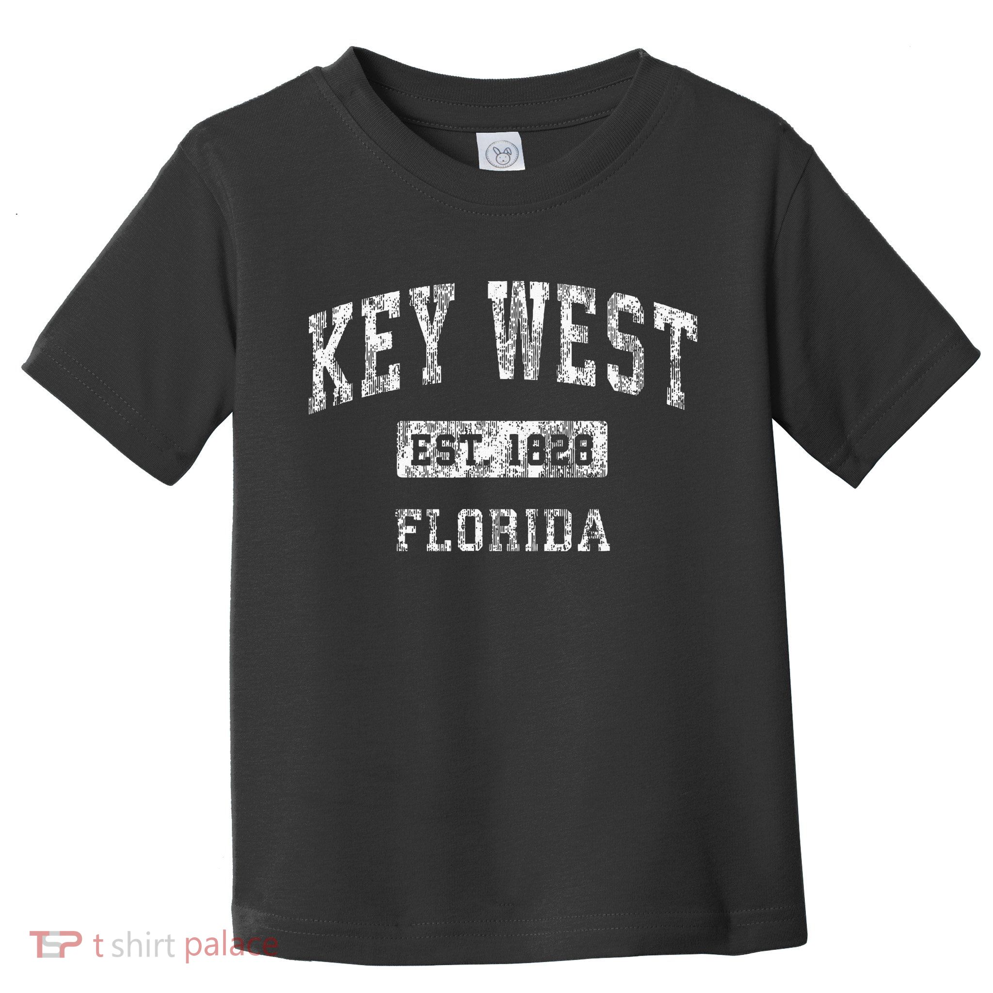 Key West Florida FL Vintage Established Sports Design Toddler T-Shirt