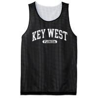 Key West Florida Vacation Souvenir Vintage Arched Text Mesh Reversible Basketball Jersey Tank